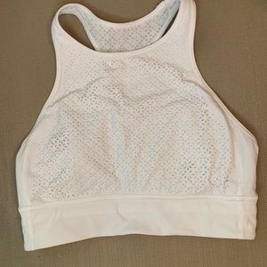 Lululemon high neck textured material bra